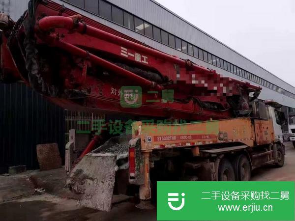 湖南出售二手三一49米泵車精品車況