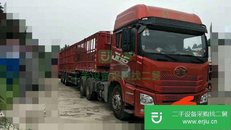 山東出售二手青島解放460馬力半掛車