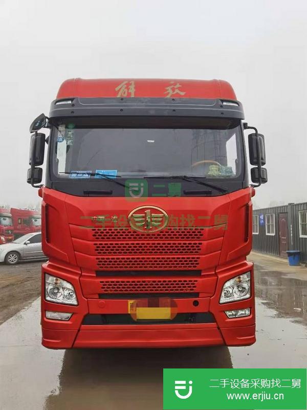 吉林出售二手全保險解放牽引車雙驅，輪胎九成新
