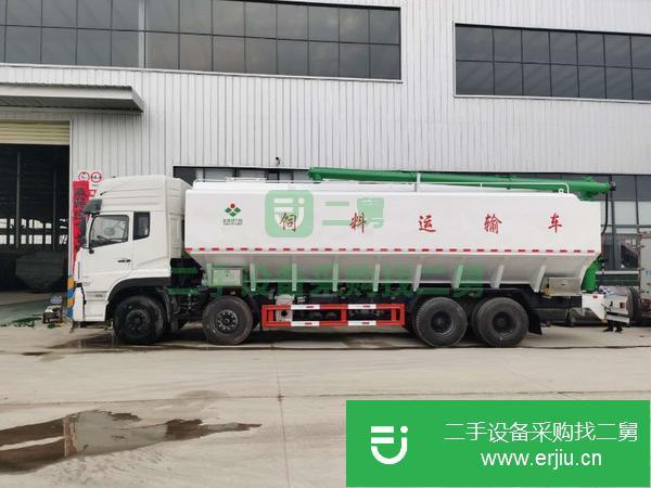 廣西出售二手40方東風(fēng)天龍散裝飼料運輸車