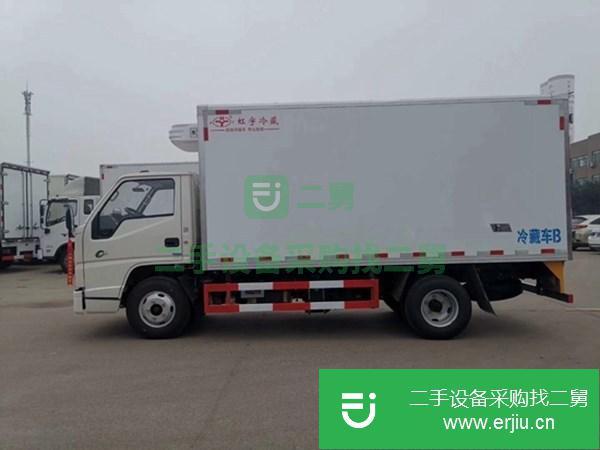 陜西出售二手江鈴國六4.2米冷藏車