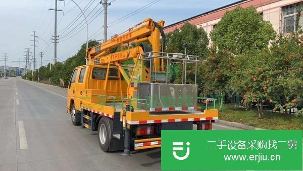 天津出售二手江鈴國六13米藍牌高空作業車