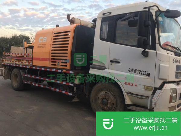 江蘇出售二手三一10020國四車載泵車況免檢手續齊全包過戶
