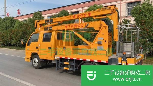 天津出售二手江鈴國六13米藍牌高空作業車