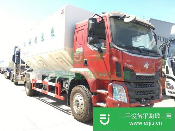 安徽出售二手東風柳汽15噸散裝飼料運輸車