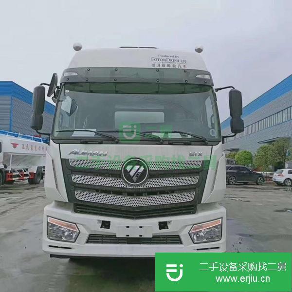 江西出售二手福田歐曼前四后八40方散裝飼料運輸車