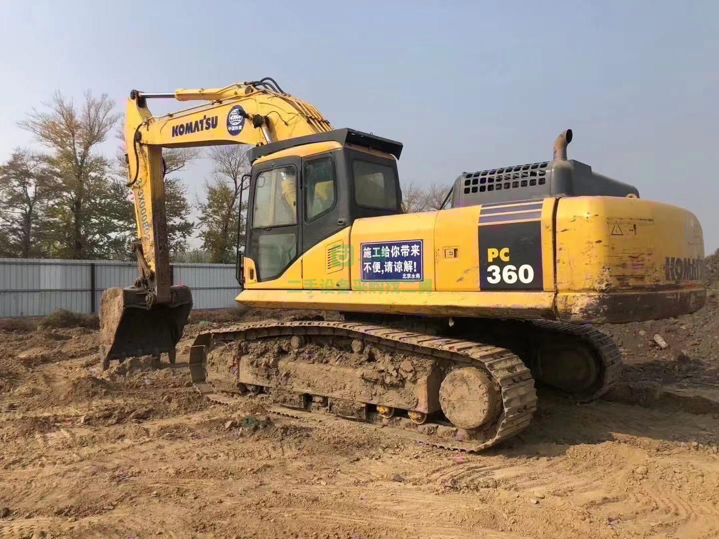 急售一臺小松360-7挖掘機，14年出廠，有環保手續