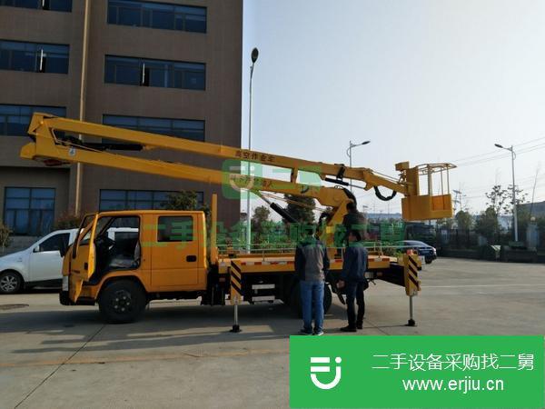 山西出售二手江鈴22米折臂式高空作業(yè)車