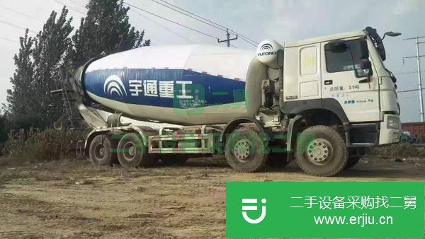 河南出售二手14年國四宇通重工20方攪拌罐車