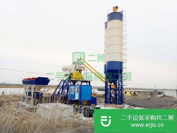 河南出售二手hzs50混凝土攪拌站