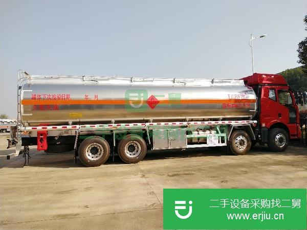 云南出售二手解放J6M/31.6方鋁合金油罐車