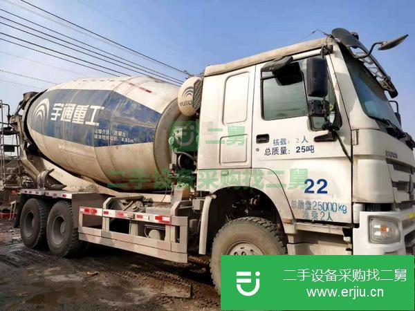 山東出售二手15年宇通重工國四12方攪拌罐車