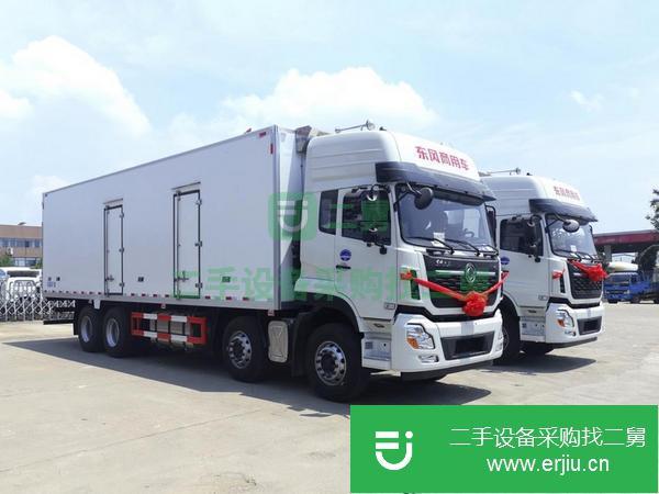 廣東出售二手東風天龍前四后八420馬力冷藏車