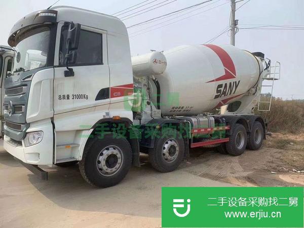 江蘇出售二手三一輕量化前四后八國五攪拌罐車