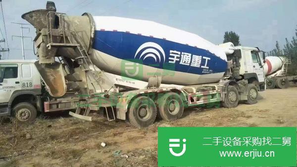 河南出售二手14年國四宇通重工20方攪拌罐車