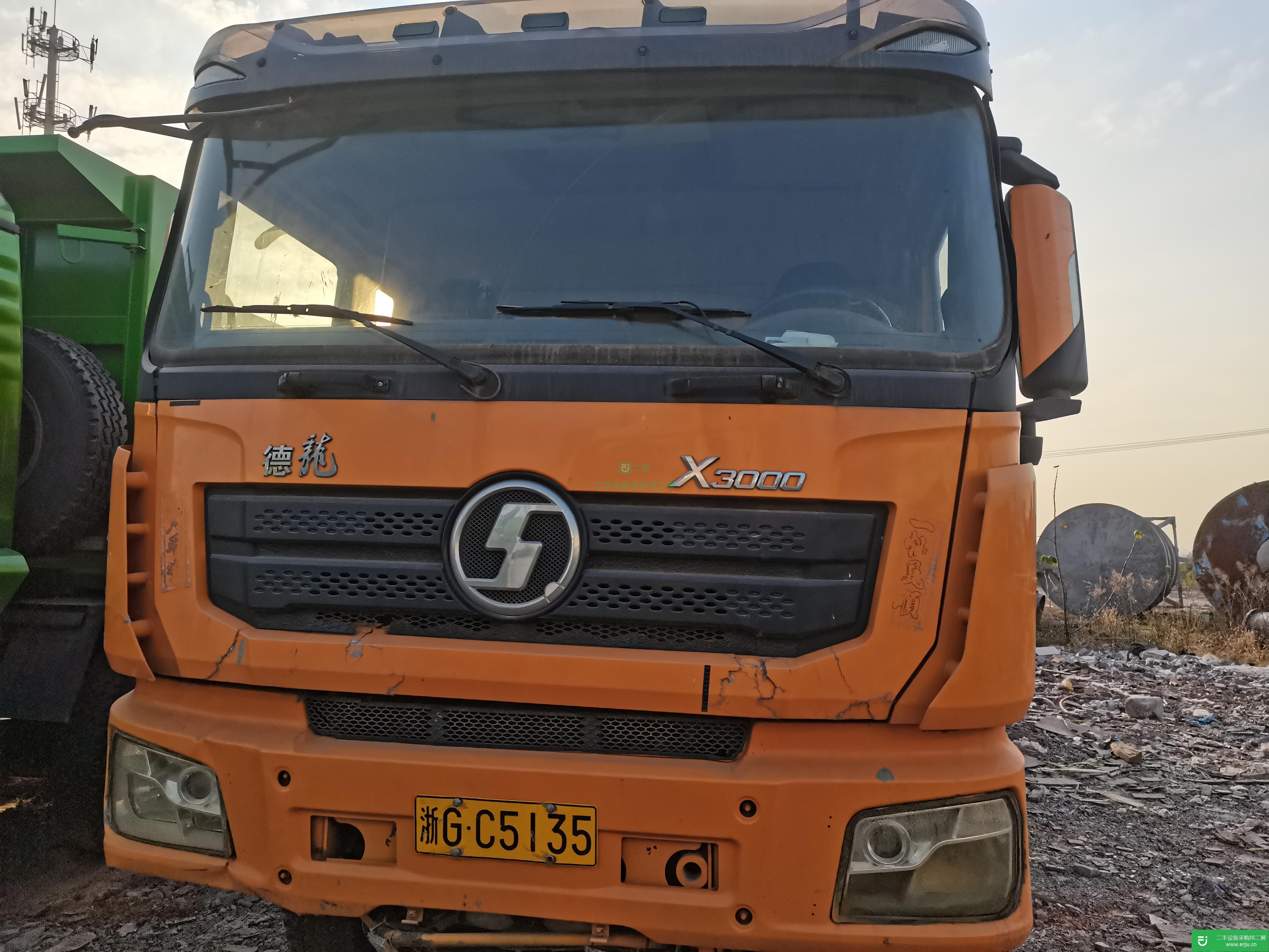 浙江出售二手陜汽重卡440馬力自卸車