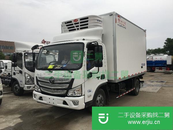 江蘇出售二手福田歐馬可4米2141馬力冷藏車
