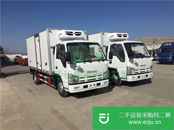 貴州出售二手五十鈴國五130馬力冷藏車