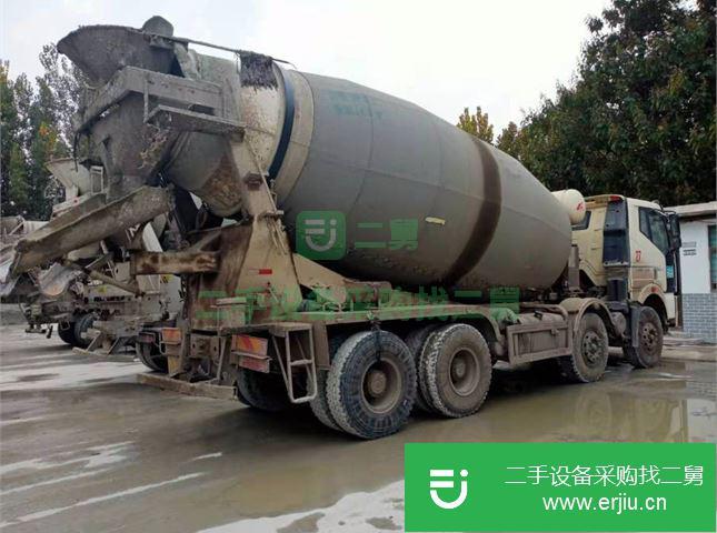 山東出售二手一汽解放16方攪拌車