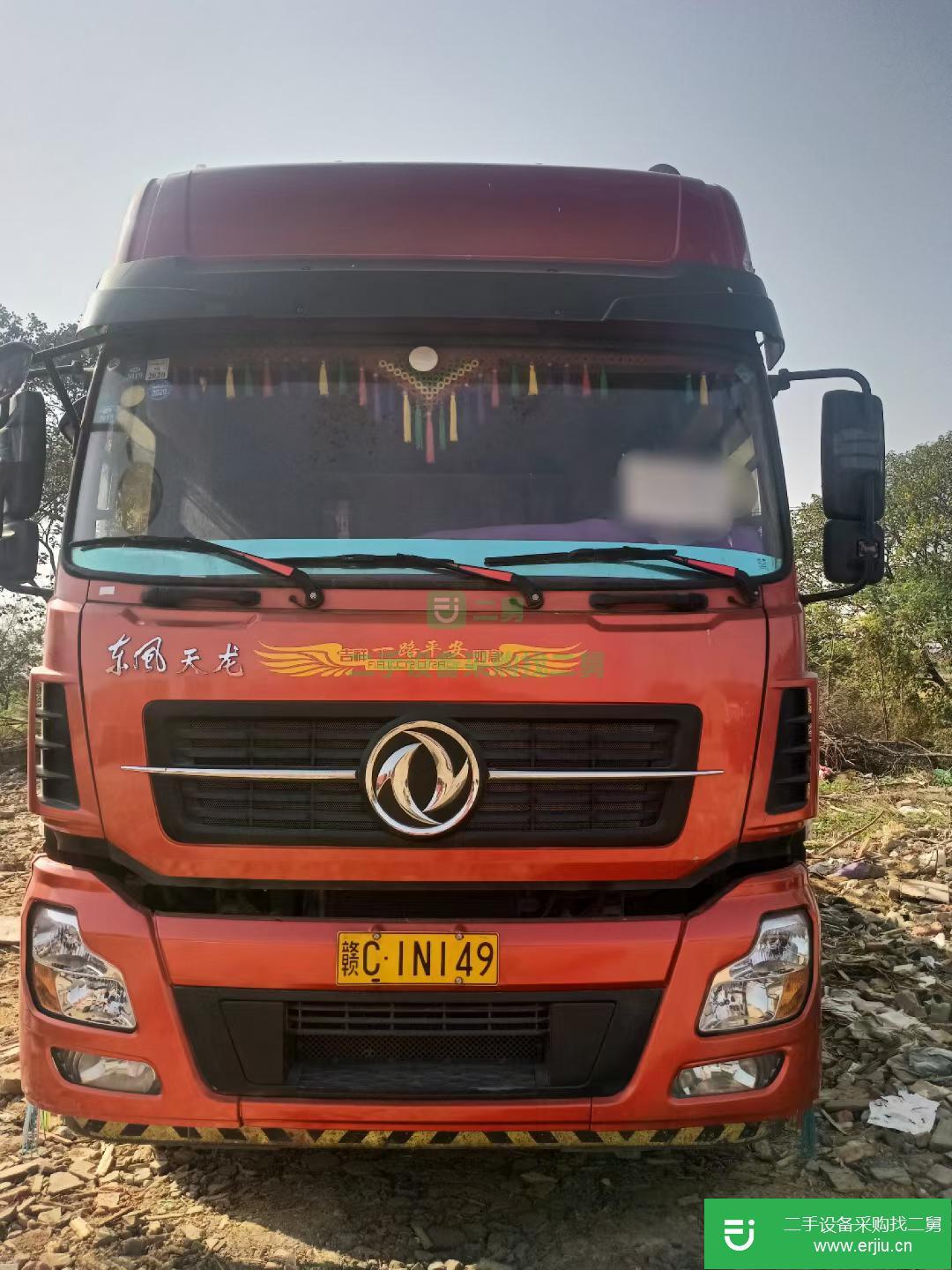 江西出售二手東風天龍前四后八載貨車