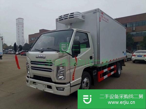 陜西出售二手江鈴國六4.2米冷藏車