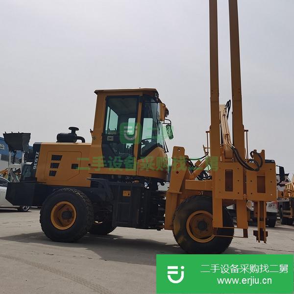 山東出售二手公路護欄打樁機
