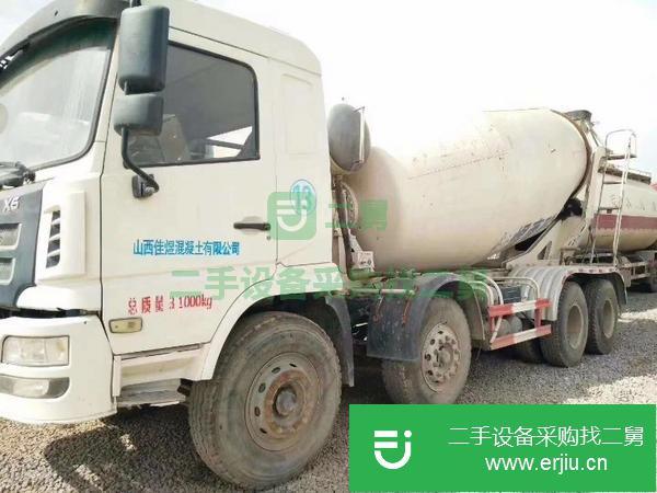 貴州出售二手18年德龍x6國五排放輕量化攪拌車