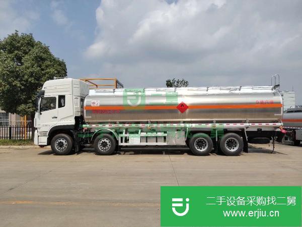 山西出售二手東風天龍20噸350馬力鋁合金運油車