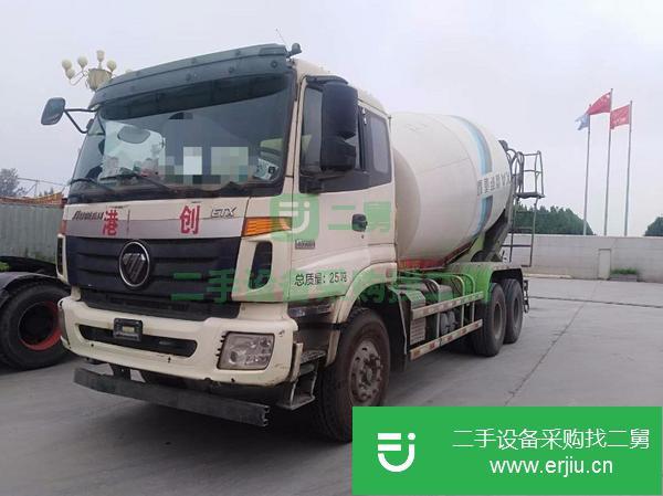 遼寧出售二手精品歐曼國四維柴336大12方攪拌車
