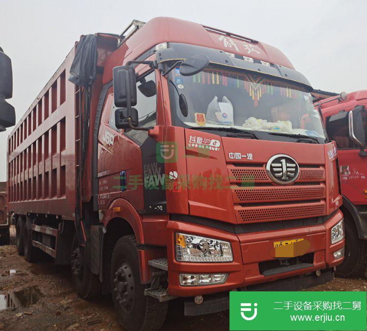 江西出售二手一汽解放500馬力自卸車