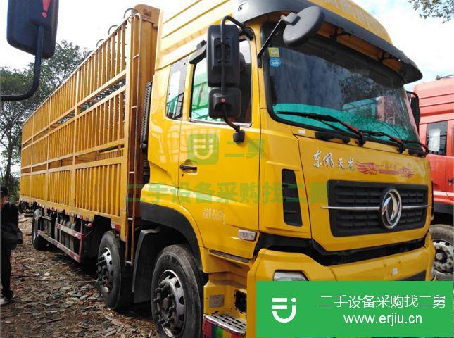 江西出售二手東風天龍倉柵式載貨車