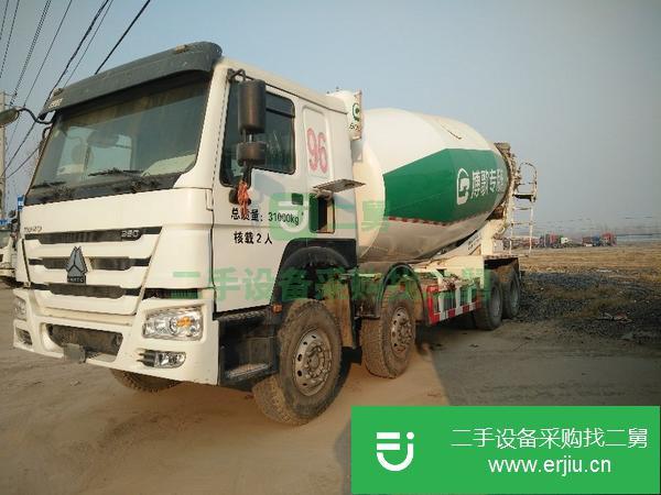 青海出售二手歐曼12方混凝土攪拌車手續齊全