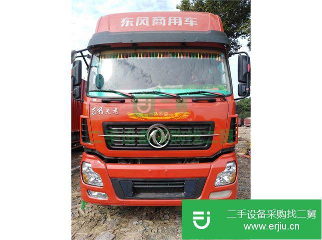 江西出售二手東風天龍前四后四倉柵式載貨車
