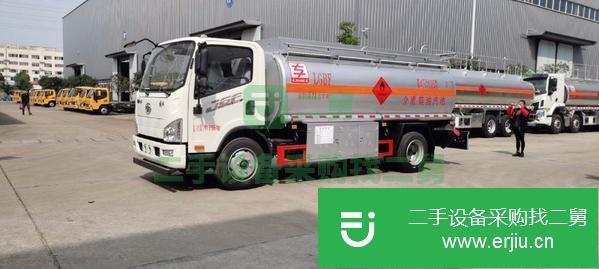 河南出售二手解放8噸油罐車濰柴140國五發動機
