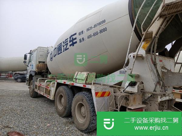 山東出售二手17年國五豪沃三橋16方攪拌罐車