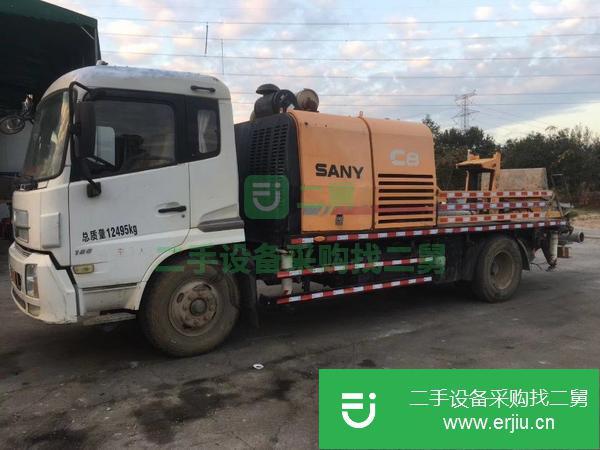 江蘇出售二手三一10020國四車載泵車況免檢手續齊全包過戶