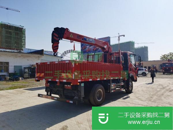 陜西出售二手重汽豪曼5噸隨車吊