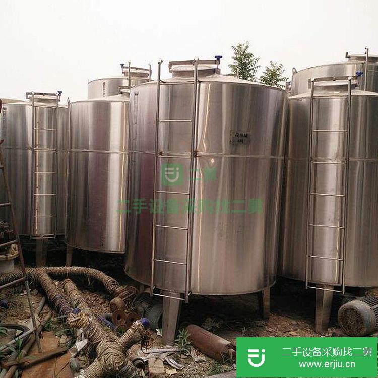 山東出售二手不銹鋼儲罐