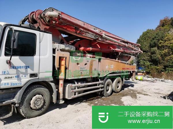湖南出售二手三一奔馳49米泵車
