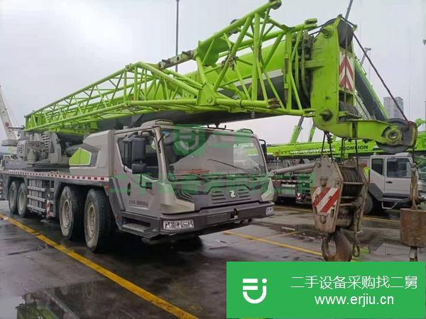 河北出售二手17年10月出廠中聯80噸五節臂汽車吊國五排放