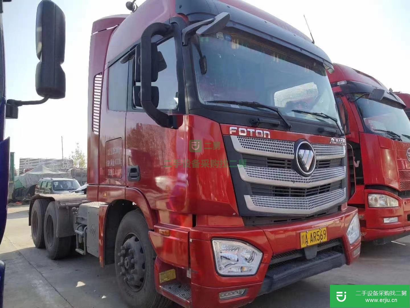 山東出售二手福田歐曼510馬力牽引車