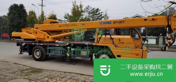 四川出售二手徐工12噸國(guó)五三節(jié)臂汽車吊