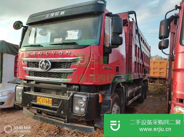 江西出售二手杰獅后八輪自卸車