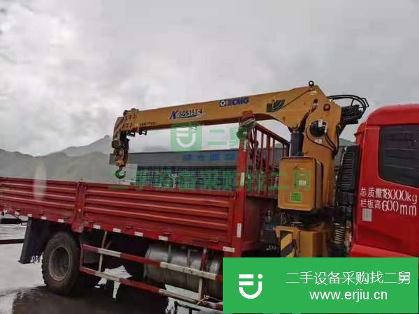 四川出售二手18年單橋徐工6.3T180馬力隨車吊