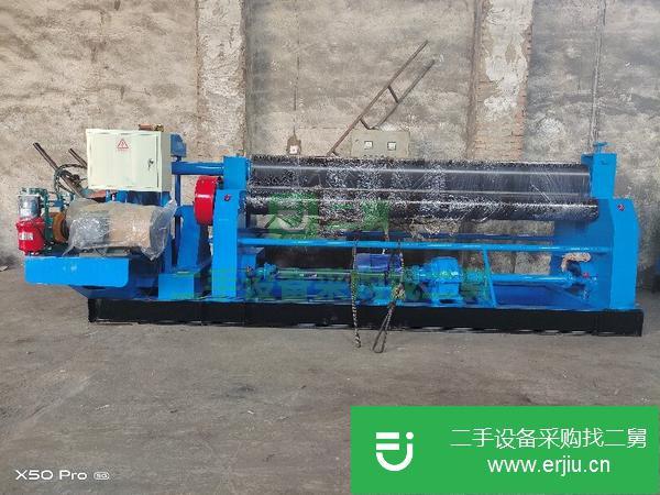 青海出售二手實心W11-16*2500三輥對稱式機械卷板機