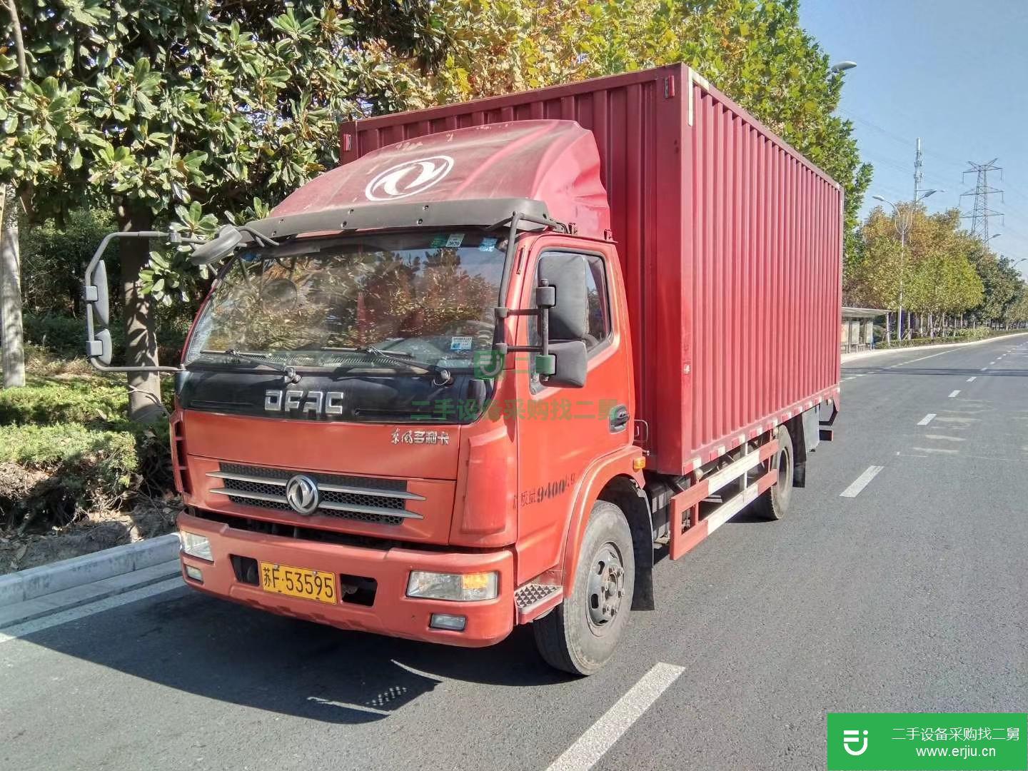 江蘇出售二手東風多利卡箱式貨車