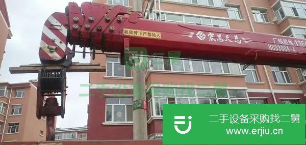 湖北出售二手18年國五后八輪12噸隨車吊