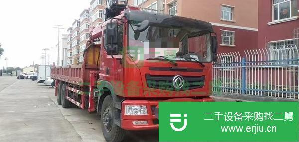 湖北出售二手18年國五后八輪12噸隨車吊