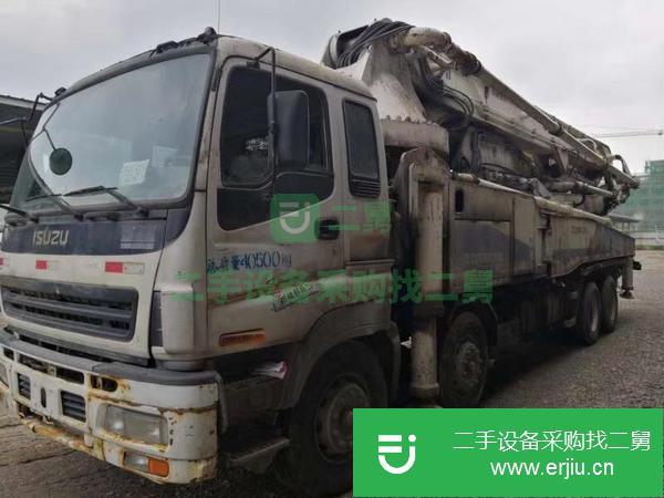 湖南出售二手中聯4橋49米泵車包提檔或者過戶
