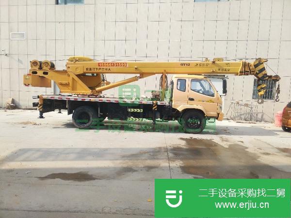 山東出售二手泰安天億10噸國四主臂26米吊車